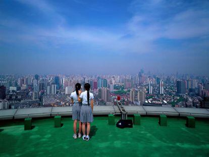 Imagen de la serie 'Birds Eye View, Shanghai' (2004), del artista chino Weng Fen.