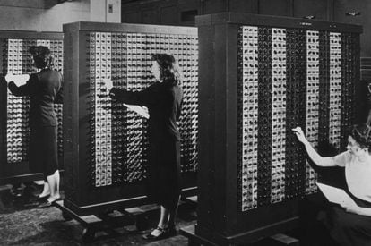 La computadora ENIAC en 1946