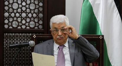 El presidente de la Autoridad Palestina, Mahmud Abbas. 