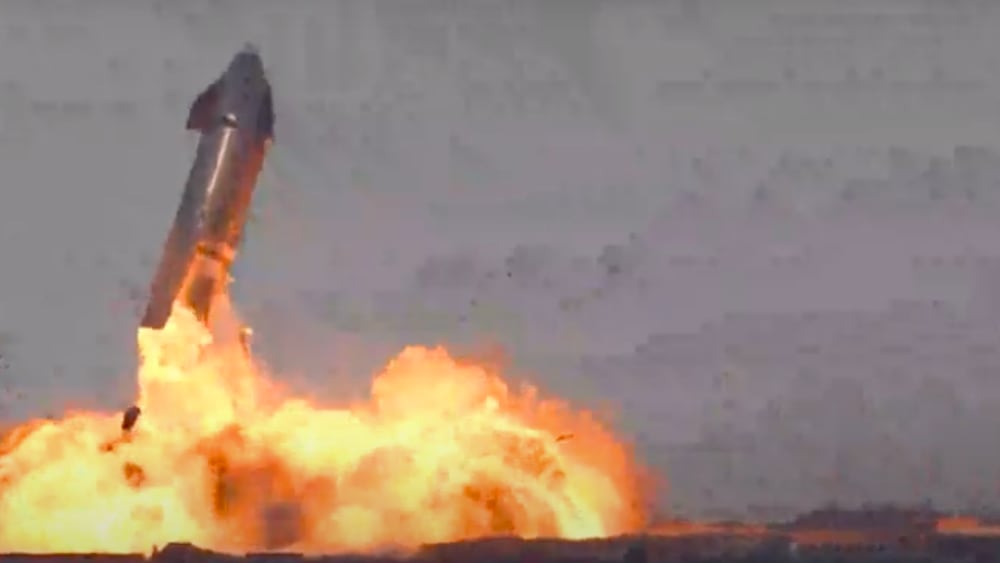 Elon Musk SpaceX Prototype Rocket Explodes Minutes After Landing