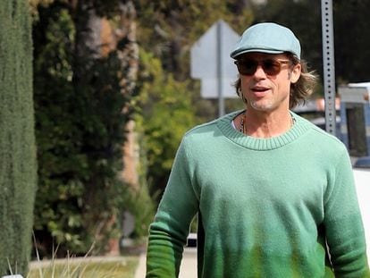 El actor Brad Pitt en Los Ángeles a finales del pasado mes de febrero.