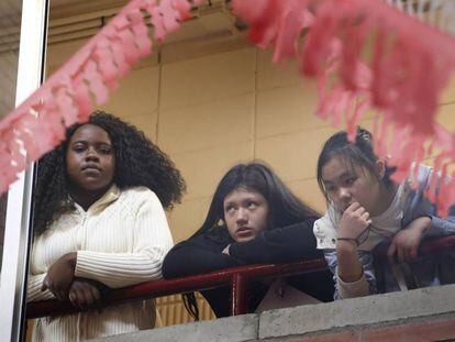 Alumnes de l'escola Copèrnic de Terrassa.