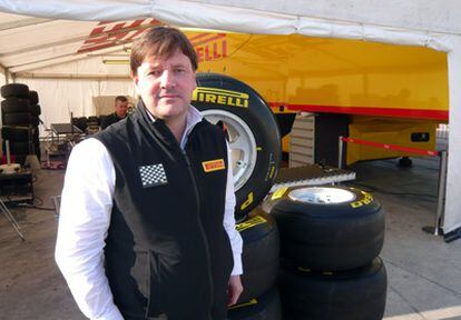 El director de competición de Pirelli, Paul Hembery.