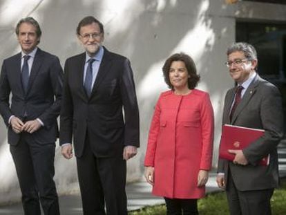 El president del Govern espanyol anuncia inversions en Rodalies i el corredor mediterrani en un acte a Barcelona