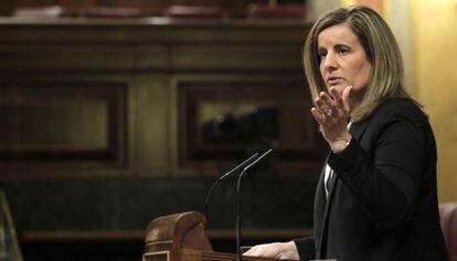 La ministra de Empleo y Seguridad Social, Fátima Báñez