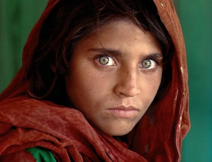 &#039;La ni&ntilde;a afgana&#039;, portada de &#039;National Geographic&#039; en junio de 1985.