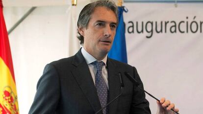 El ministro de Fomento, Iñigo de la Serna, en una reciente comparecencia pública.