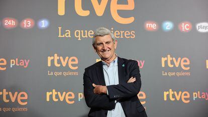 José Manuel Pérez Tornero, durante la presentación de la temporada 2022-23 de RTVE, en septiembre pasado.