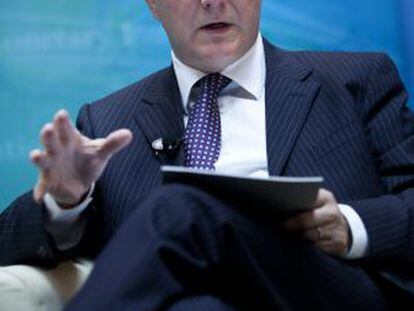 Olli Rehn, comisario europeo de Asuntos Económicos y Monetarios