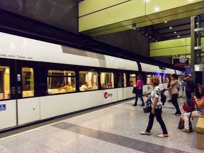 Una unidad de Metrovalencia. 