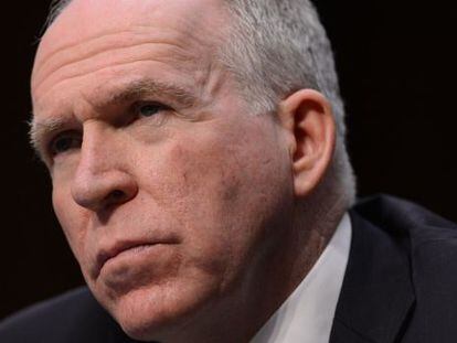 John Brennan, durante su comparecencia ante el Senado.