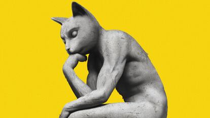 Portada BABELIA 15/04/23 Libros Inteligencia Animales. Ilustracíon: GUILLERMO VÁZQUEZ