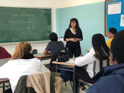Una clase del centro.