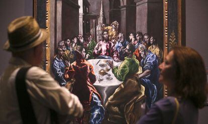 Exposición "el Greco Arte y Oficio" en el Museo de Santacruz en Toledo.