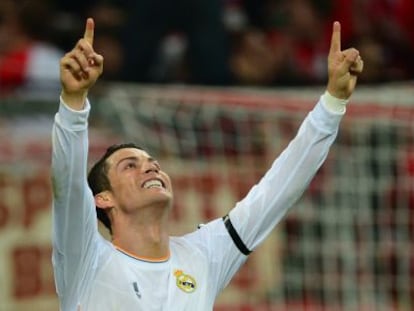 Cristiano celebra un gol en M&uacute;nich.
