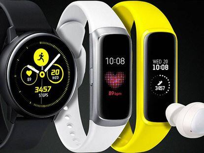 Nuevos wearables de Samsung, Galaxy Watch Active y Galaxy Fit