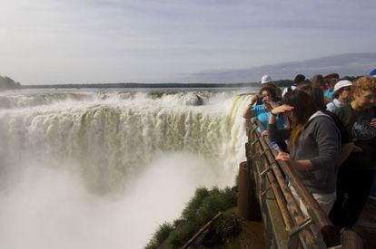 Las cataratas de Iguaz&uacute;. 