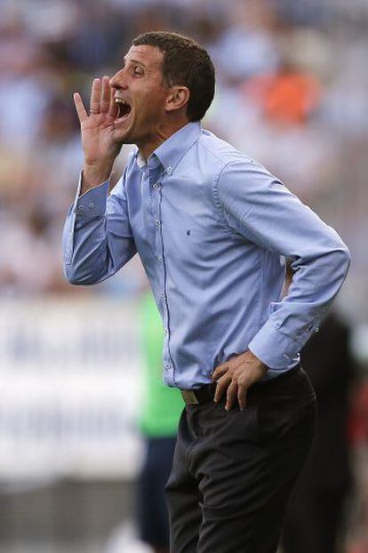 Javi Gracia, entrenador del Màlaga.