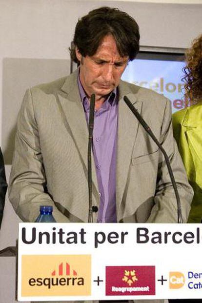 La coalición liderada por Jordi Portabella ha perdido la mitad de su representación con dos concejales en Barcelona.