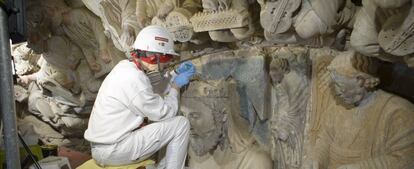 Rehabilitación del Pórtico de la Gloria de la Catedral de Santiago.