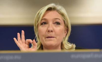 Marine Le Pen, líder del Frente Nacional.