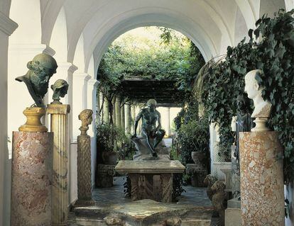 La Villa San Michele, en la que el escritor Oscar Wilde se alojó durante su viaje a la isla de Capri (Italia).