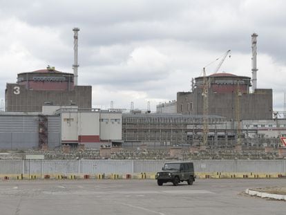 La Central nuclear de Zaporiyia, en el sur de Ucrania, en una imagen tomada el 29 de marzo de 2023.