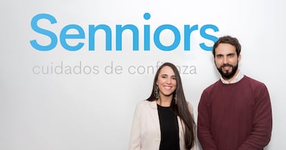Claudia Gómez y Diego Abad, fundadores de Senniors.