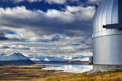 El observatorio Mount John, en Nueva Zelanda.
