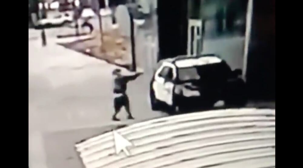 An Unknown Man Shoots Two Policemen At Point blank Range Inside A 
