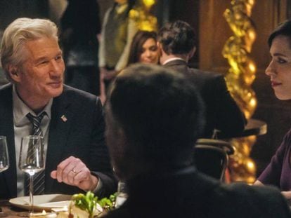 Richard Gere y Rebecca Hall, en 'La cena'.