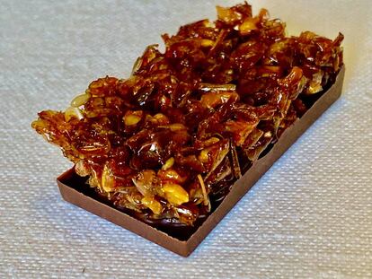 Chocolate con copos de barra. JC CAPEL