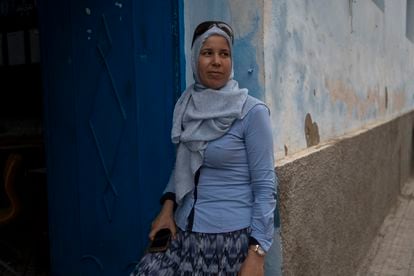 Naima, trabajadora transfronteriza, en Nador (Marruecos) el pasado 19 de mayo.