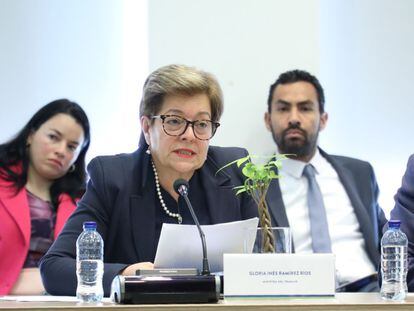 Gloria Inés Ramírez Ríos, ministra del Trabajo, en Bogotá, el 7 de febrero de 2023.