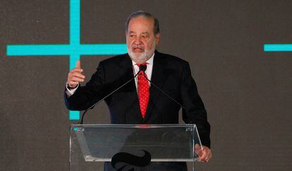 El empresario mexicano Carlos Slim, primer accionista de FCC.