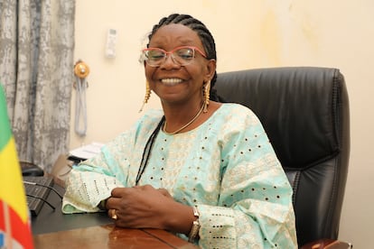 Djingarey Maiga, en su despacho en Bamako.