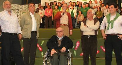 De izquierda a derecha, Antonio Ortega, Miguel Ángel Arredonda, Alejandro Rojas-Marcos, Diego de los Santos y Julián Álvarez.