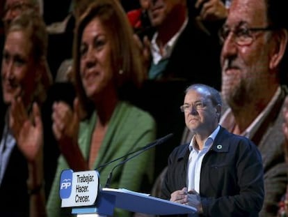 El presidente de Extremadura y candidatdo del PP para su reelecci&oacute;n, Jos&eacute; Antonio Monago.