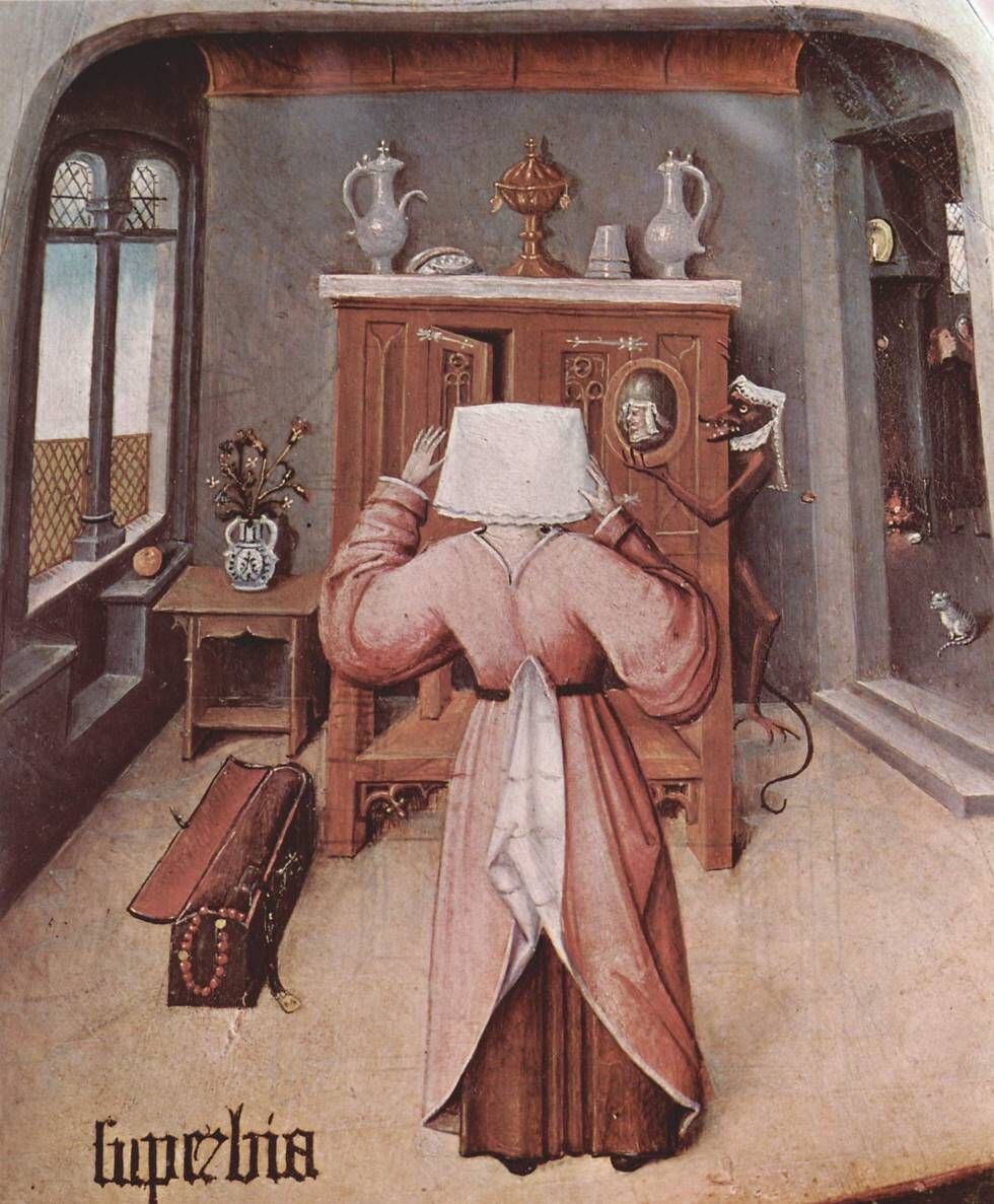 'Mesa de los pecados capitales' (c.1505), de El Bosco.