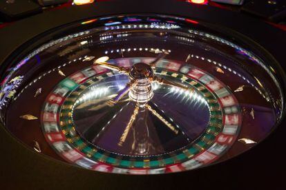 Una ruleta, en el bingo Canoe de Madrid.