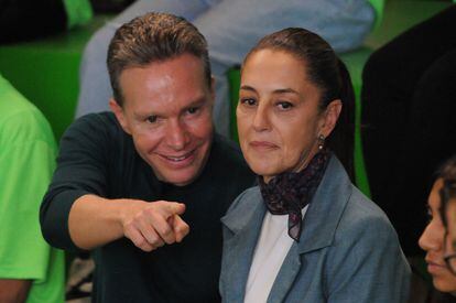 Manuel Velasco y Claudia Sheinbaum