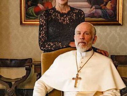 Fotograma de la sèrie 'The new Pope'.