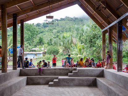 El centro comunitario Otica, diseñada por la arquitecta Martha Maccaglia y la asociación Semillas.