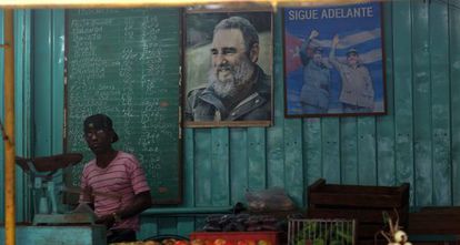 Un puesto de verduras en La Habana el 5 de enero de 2014.