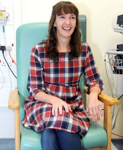 Pauline Cafferkey, en el Royal Free Hospital de Londres el pasado enero.