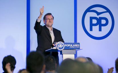 Mariano Rajoy en Salamanca la semana pasada. 