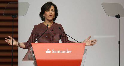 La presidenta del Banco Santander, Ana Bot&iacute;n.