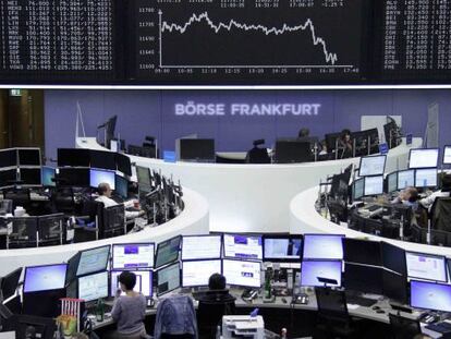 Bolsa de Frankfurt en Alemania