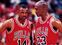 Craig Hodges junto a Michael Jordan, en un partido de los Bulls en 1992