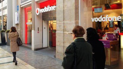 Tienda de Vodafone en Madrid.